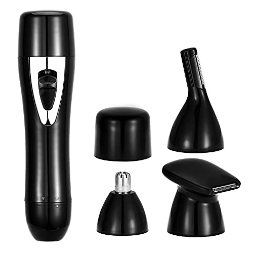 ELEKING with USB Rechargeable Female Eyebrow and Facial Hair Remover, 4 in 1 Eyebrow Razor and Painless Hair Removerk.Suitable for Female and Male Facial Hair Removal