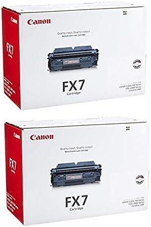 Venta al por mayor CASO de 2 - Cartucho de tóner de fax Canon FX7, rendimiento de 4500 páginas, color negro