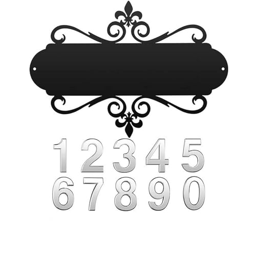 address plaques metal