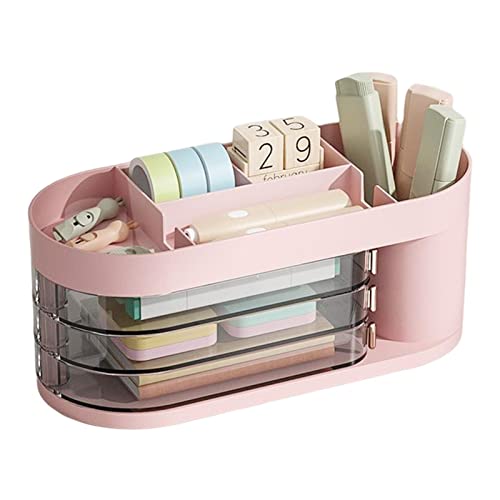 Organizador de mesa de maquiagem,Organizadores de mesa e acessórios | Organização de desktop para ma