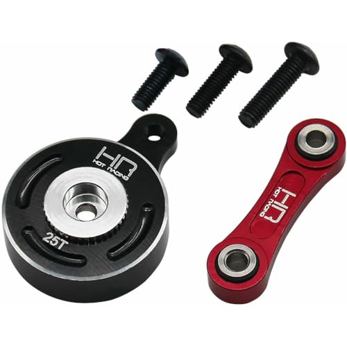 Hot Racing ATF48SH25 Fixed Link 25T Steering Servo Saver Arrma 1:10 4WD 3s 4s