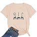 NIUBIA Women's Three Cats Printed Shirts New Novelty T-Shirts Cute Teen Girls Casual Tops