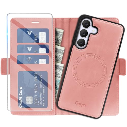 Housse Samsung S24 FE en cuir synthétique premium avec support cartes