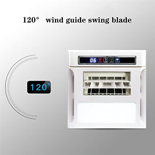 Ventilador de ventilación con luz LED integrada para montaje en techo, extractor silencioso 30×30 con pantalla LCD para baño y cocina, potente extractor de baño miniatura 3