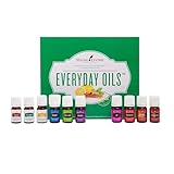 Young Living Everyday Essential Oil Collection - 10 Pure & Premium Oils for Skin, Spirit, and Serenity - 0.17 Fl Oz Each (Pack of 10)