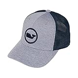 vineyard vines Boys Heathered Whale Dot Performance Trucker, Barracuda, One Size