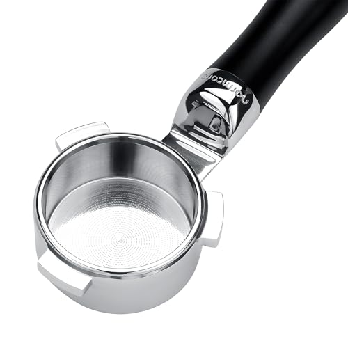 Image of Normcore 54mm Flat Naked Bottomless Portafilter with Built-in High Extraction Basket Fits 54mm Breville Sage Solis Barista Machines