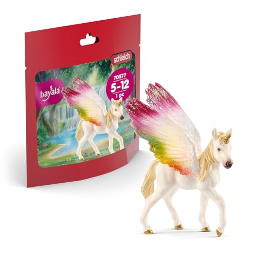 Schleich Licorne ailée Arc-en-Ciel, Poulain