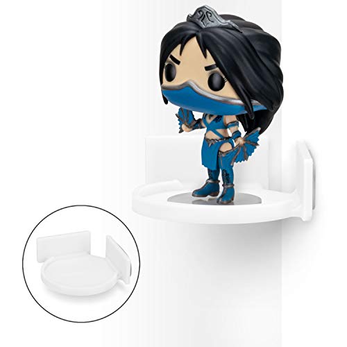 Mini Circular Corner Shelf Mount for Security Cameras, Baby Monitors, Speakers, Plants 