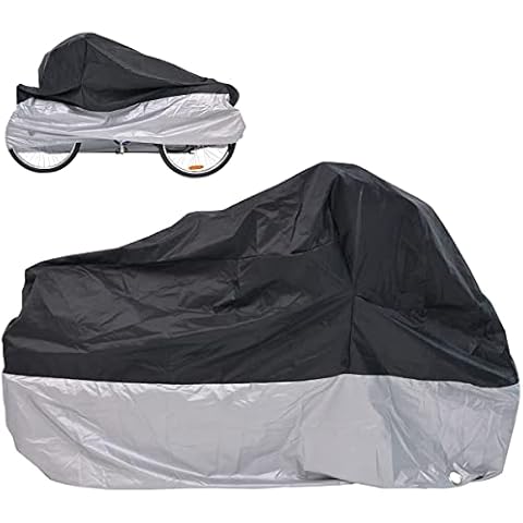 Nivagen Bike Cover Adult Tricycle Cover for Outdoor Bicycle Storage, Heavy Duty Waterproof Cover for Tricycle Trike Bikes, with Lock Hole & Storage Bag Cover