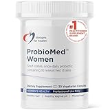 Designs for Health ProbioMed Women - Vaginal Probiotics to Support pH Balance, Vaginal Comfort, Immune Health & Gut Health for Women - Dairy-Free Probiotic (30 Capsules)