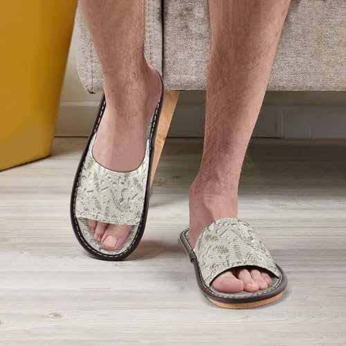 KLL Womens Bathroom Shower Slippers Indoor Washable Non-Slip Slip-on Home Shoes for Travel, Pool, Party2