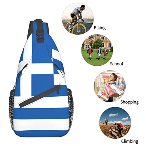Mochila Bandolera Unisex Negra para Senderismo miniatura 7
