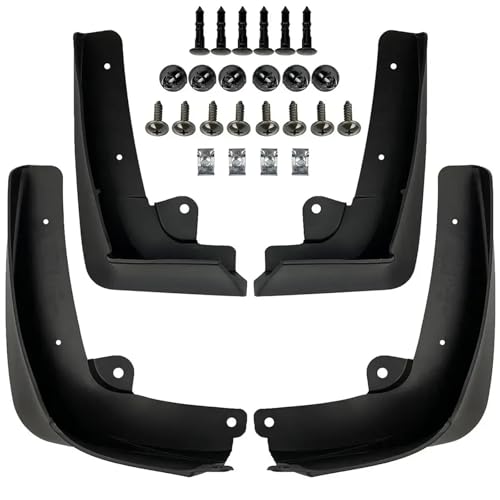 Bavettes de protection Tesla Model X 2015-2021 pare-boue ABS