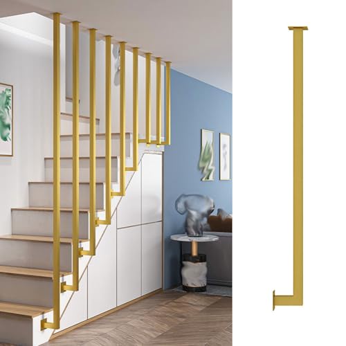 Balustres d'escalier en métal sur mesure avec vis pour rampes droites et inclinées