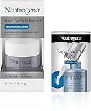 Neutrogena Rapid Wrinkle Repair Face Oil Retinol SA Serum for Face, 1.0 fl. Oz, and Neutrogena Rapid