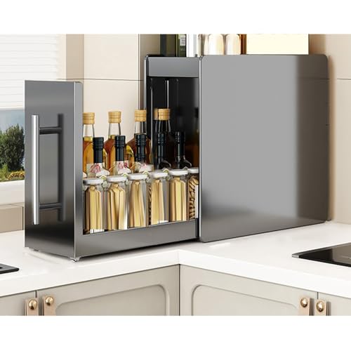 [YXSNG] ���������b�N �B���钲�������b�N 11*35*46 1�i 2�i �X���� �L�b�`�����[ ��35cm ���s11/18cm �X���C�h�����o�� ���Ԏ��[ �����܎��[ �������X�g�b�J�[ �B�� �X�p�C�X���b�N �R������ �O���[ �L�b�`�����b�N ������