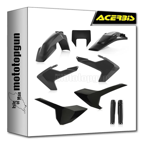 Cache carenage noir Acerbis 0022375.090 pour moto Husqvarna TE 250 2017 2018