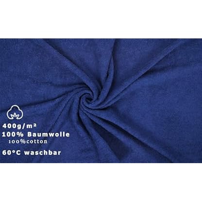 Betz Saunatuch Saunahandtuch Saunatücher France 100% Baumwolle Größe 80x200 cm Farbe Marine – Bild 5