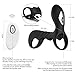 Vibe Ring Vibrating Penis Ring Clitoris Vibrator for Couple Or Single Player 9 Vibration Mode for Men with Longer Lasting Erection, Rechargeable Double Cock Ring Sunglasses,T-Shirt