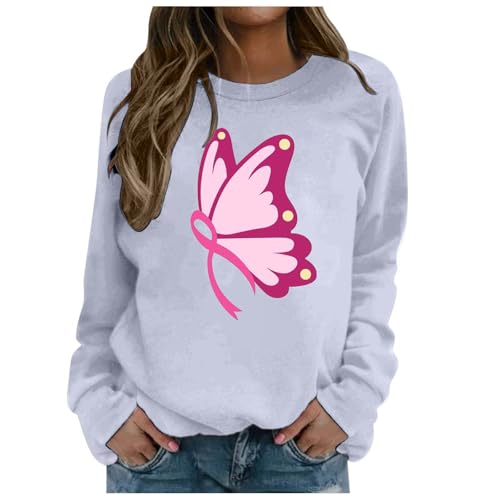 Sensibilisation cancer du sein avec ce sweat rose femme élégant
