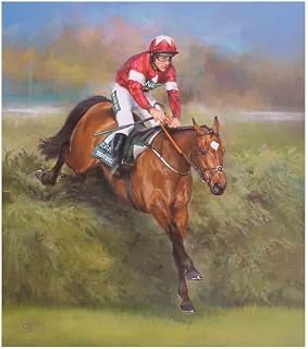 Tiger Roll & Davy Russell at Aintree – by Jacqueline Stanhope. A signed and numbered limited edition print on 385gsm fine art canvas.