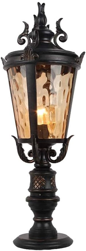 Generic European Simplicity Lamp Post Light Fixture AC Waterproof And Dustproof Courtyard Lights Home Decoration Outdoor Light Lamp Garden View Outdoor Post LanternGarden Lawn Energy Savin