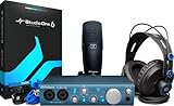 Incluye el galardonado Studio One Artist DAW, Ableton Live Lite DAW y el paquete de software Studio Magic con más de $ 1,000 USD en instrumentos virtuales adicionales, complementos de efectos, loops y más