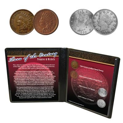  Pennies e nichel di inizio secolo