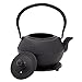 Juvale Cast Iron Teapot - 1200 mL, Black, 2 Cups - Japanese Tea Set with Stainless Steel Infuser & Stovetop Kettle for Loose Leaf Tea