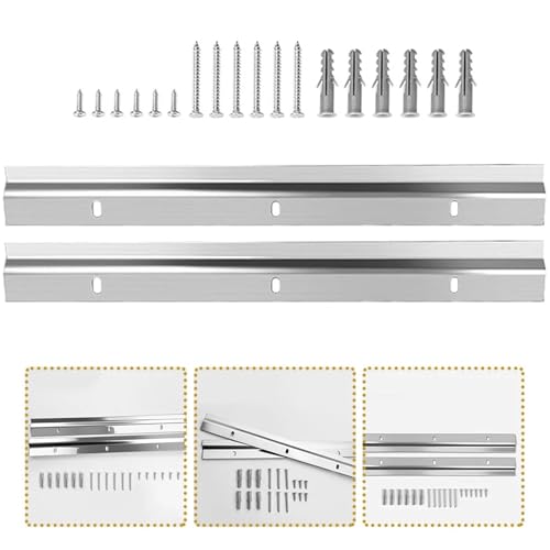 Image of Cleat Picture Hanger 2 Pcs Z Type Hanging Picture Hangers Mirror Mounting Hardware Cleats System Bracket Heavy Duty for The Wall Clips Clothes