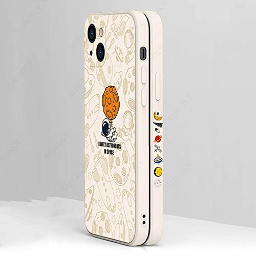 Coque en silicone astronaute créatif iPhone 12 Pro Max T5