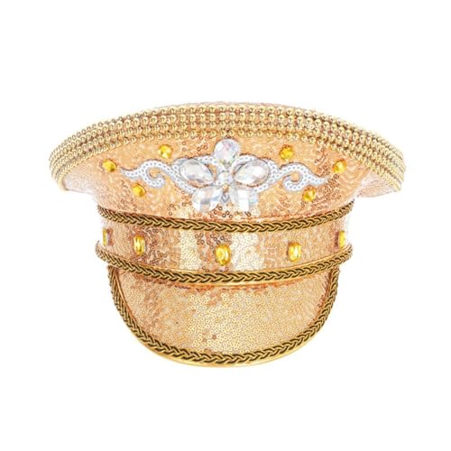 Western Cowboy hat, Diamond Studded Style, Adjustable, Suitable for Parties, Fashion Shows, and Photography Purple