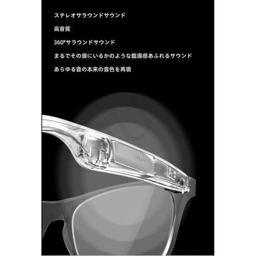 AOUTN 超長寿命バッテリー IP65防水 スマートAI翻訳メガネ の商品画像 1