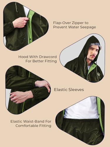 Image of LUX VENUS Reversible Rain Coat for Men.