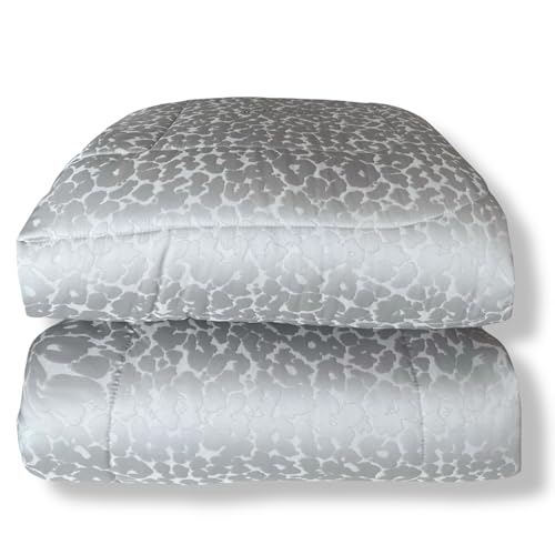 LIU . JO MILANO Trapunta Invernale Matrimoniale in Raso Jacquard Logo in punti luce Art. Parma 265x270cm (Perla)