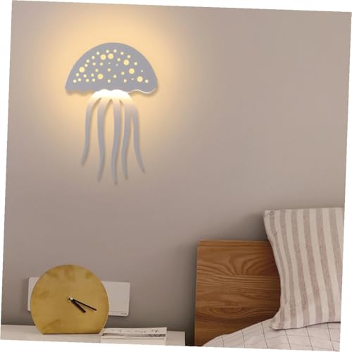 Luz LED cálida de pared con diseño de medusa y fácil instalación 5