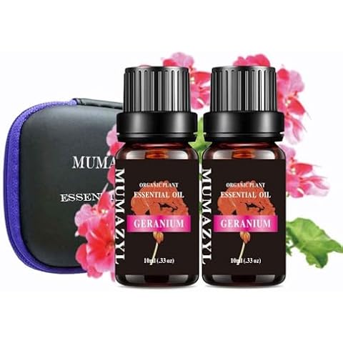 MUMAZYL Geranium Essential Oil Set Cover