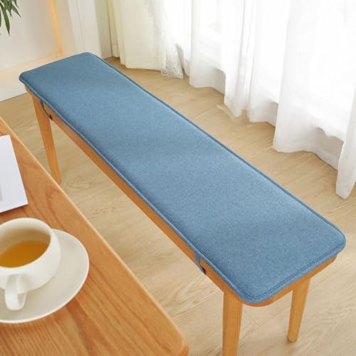 Panca antiscivolo per esterni, 120-150 cm x 40-50 cm, cuscino perfetto per panchine a 2/3 posti, baia, giardino, patio, sedie lunghe, altalene e portico in pelliccia