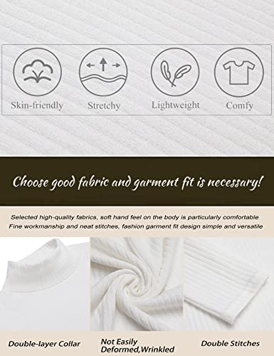 Men's Mock Neck Shirts Mock Turtleneck For Men Mens White Mock Neck Sweater Long Sleeve Tshirt Men Golf Pullover Velvet Men Black Jersey Men Knit Turtleneck Black Sweaters Men's Mock Turtleneck Shirts #TOP3