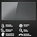 Bruni Screen Protector compatible with Logitech Squeezebox Touch Protector Film, crystal clear Protective Film (2X)