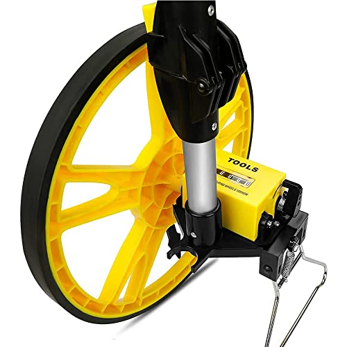 image for AIRAJ Measuring Wheel in Feet,Portable Three Fold Measures Up To 99999