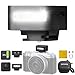 Zeniko ZF08 Flash per Fotocamera w/Height Booster, GN16, CCT 6500k ±200k, Supporto hot Shoe Universale, Riciclaggio Veloce 3S, Flash per Fotocamera a Piena Potenza per Sony/Canon/Nikon/Panasonic immagine
