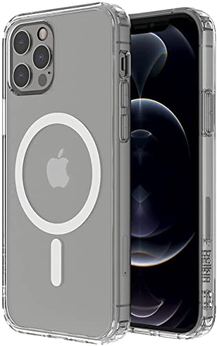 Belkin iPhone 12/12 Pro 用クリアケース MagSafe対応 抗菌 薄型 超耐衝撃 ソフトTPU ストラップホール付き MSA002btCL-A