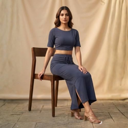 Image of Women's Saree Shapewear - Slim Fit Stretchable Petticoat for Sarees | Comfortable Waistband | Body Shaping Underskirt