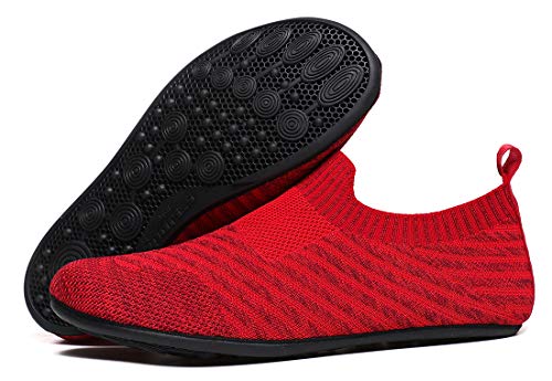 Image of SLEVEL Lightweight Non Slip Travel Indoor Grip House Slipper Socks Unisex Adult Around The House Floor Home Shoes for Women Men