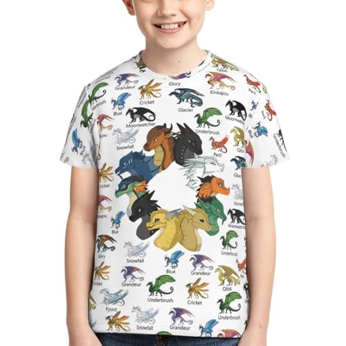 T Shirt Short Sleeve T-Shirt Crewneck Tee Casual Cute Dragon Graphic Tops