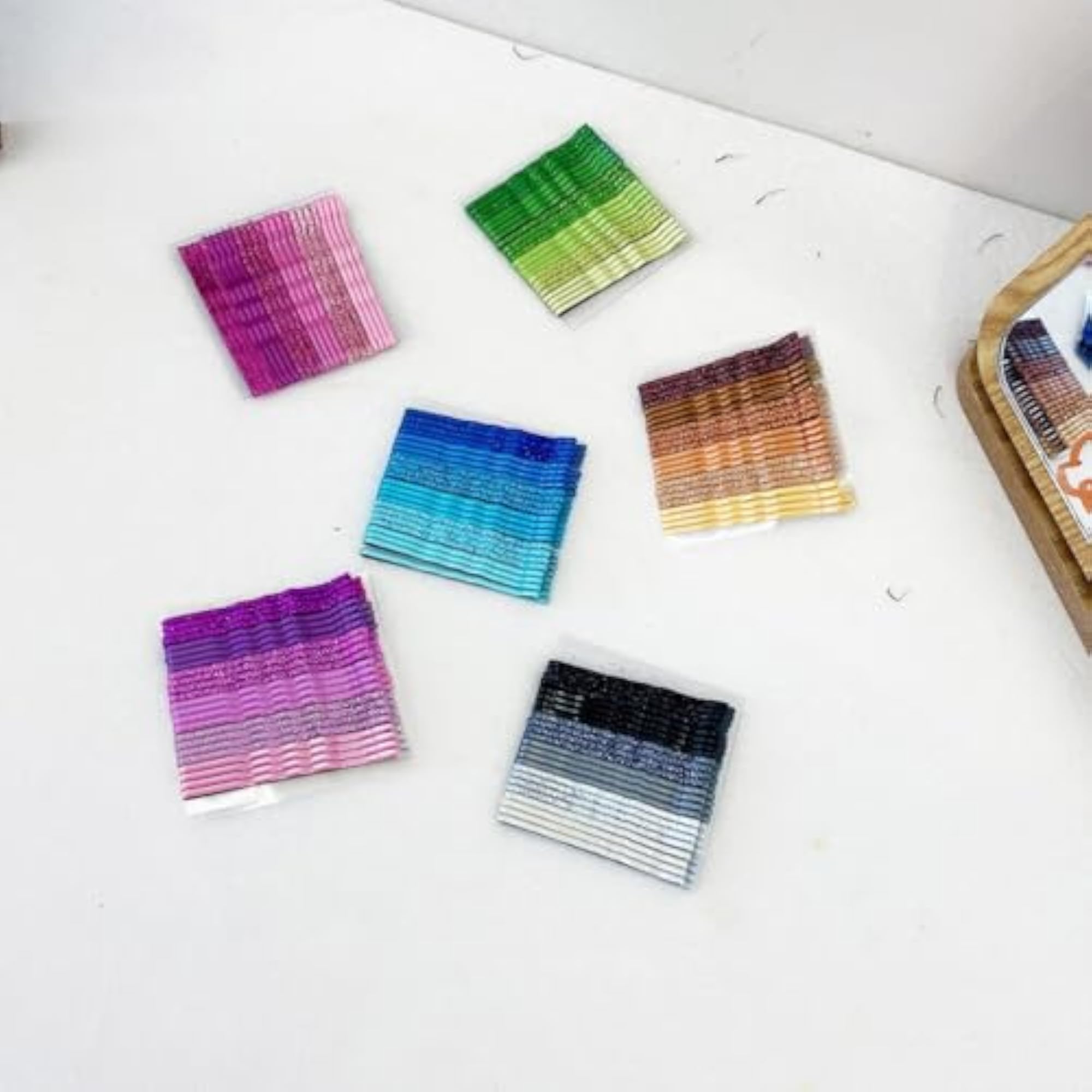 48 Bobby Pins, Colour Gradient Hair Clips Set
