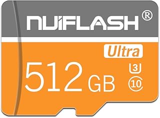 512GB Memory Cards 512GB Micro SD Card High Speed Class 10 TF Card with SD Card Adapter for Android Smartphone/Camera/Tablet and Drone