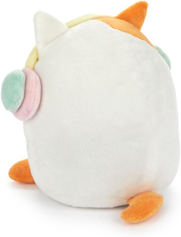 Balvi Kawaii Melody White Cat Decorative Bookends with Headphones Polyester